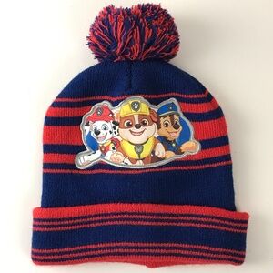 Marshall Rubble Chase Paw Patrol Patch Winter Pom Pom Hat